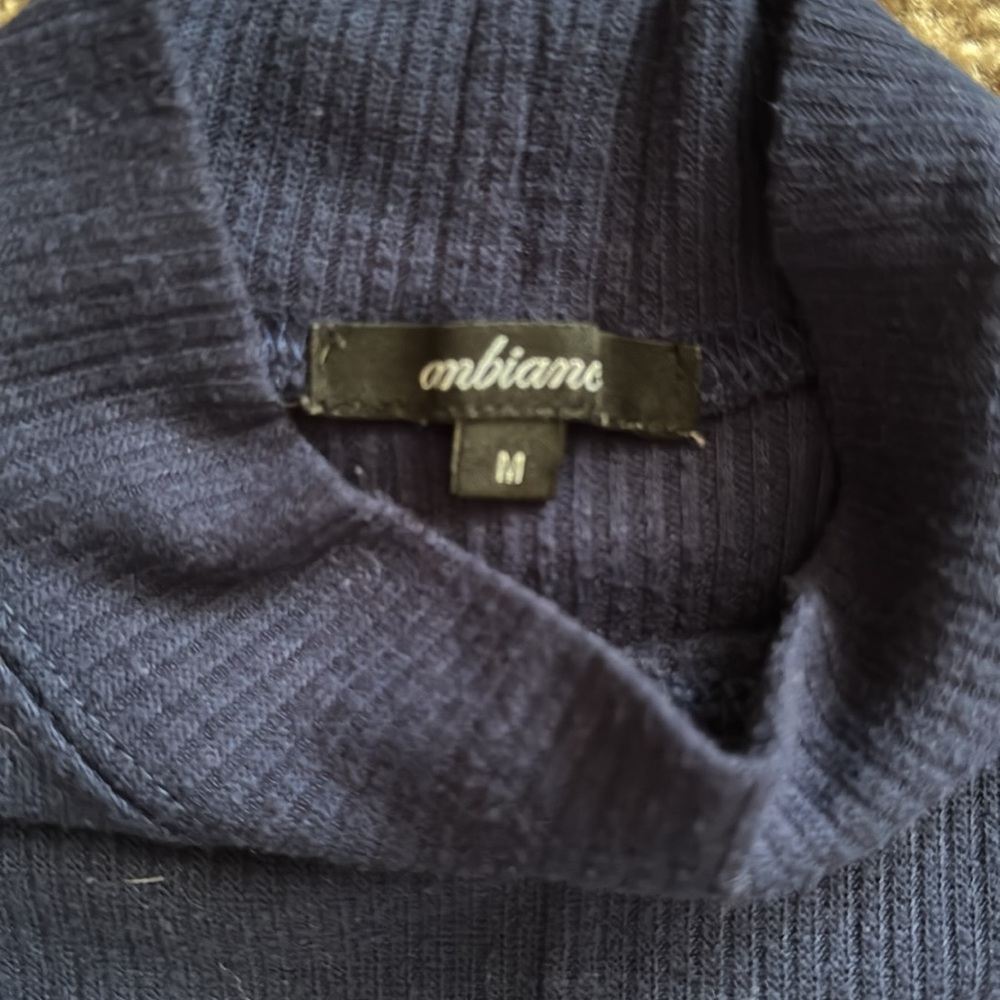 Ambiance Dark Blue Sleeveless Tank Top - Picture 2 of 2